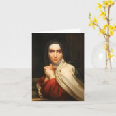 St. Teresa of Avila Card  カード (黄色い花)