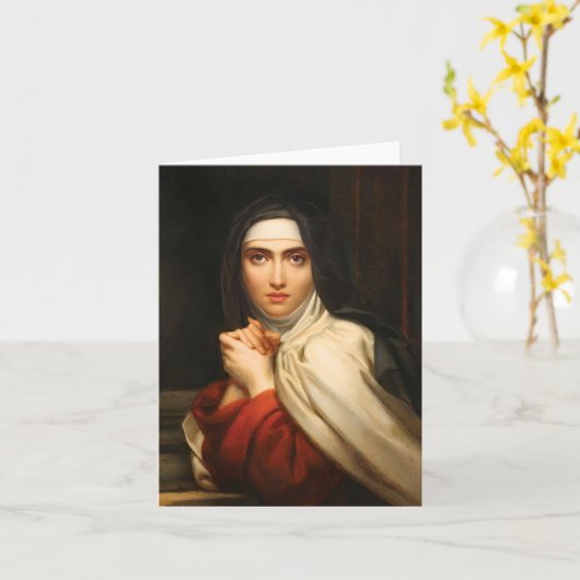 St. Teresa of Avila Card  カード (黄色い花)