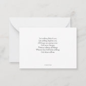 St. Teresa of Avila card ノートカード (裏面)