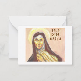 St. Teresa of Avila card ノートカード
