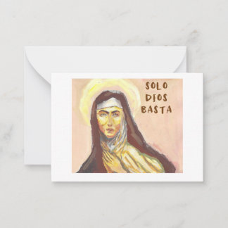 St. Teresa of Avila card ノートカード