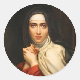 St. Teresa Of Avila Sticker ラウンドシール