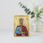 St. Theofano the Wonderworker Prayer Card  プレイスカード (スタンド正面)