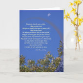 St Theresaの祈りの言葉 カード (黄色い花)