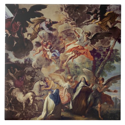 St Theresaへのセントジョーゼフの亡霊 タイル (正面)