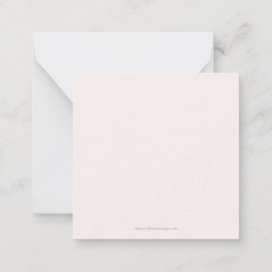 St Therese Garden Quote Mini Devotional Notes ノートカード (裏面)