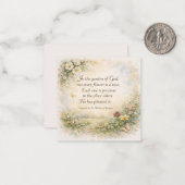 St Therese Garden Quote Mini Devotional Notes ノートカード (正面/裏面インサイチュ)