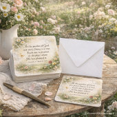 St Therese Garden Quote Mini Devotional Notes ノートカード