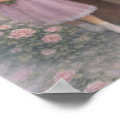 St. Therese Guiding Children Roses Catholic ポスター (角)