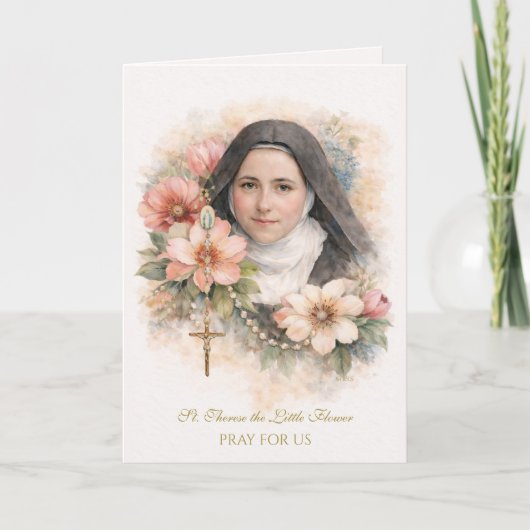 St. Thérèse Holy Rosary “Everything is Grace” カード (正面)