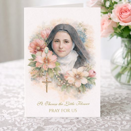 St. Thérèse Holy Rosary “Everything is Grace” カード