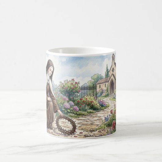 St Therese In the Convent Garden コーヒーマグカップ (中央)