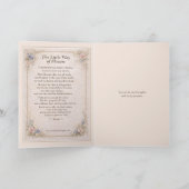 St Thérèse Little Way Flowers Prayer All Occasion カード (内部)