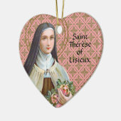 St. Therese of Lisieux (BJE 01;母親のための引用文) セラミックオーナメント (左)