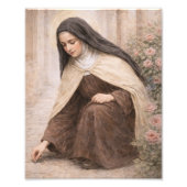 St. Therese of Lisieux "Little Way" フォトプリント (正面)