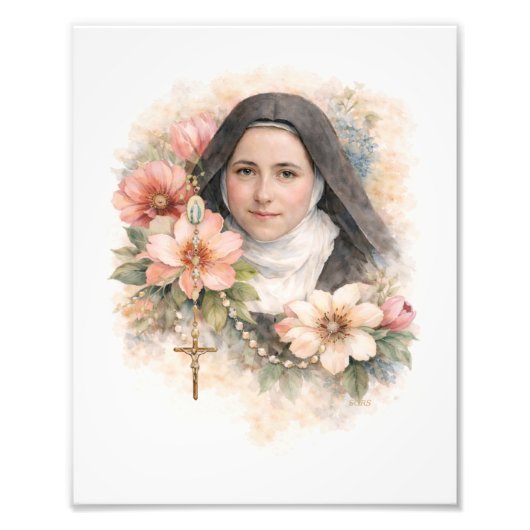 St. Therese of Lisieux "Little Way"  フォトプリント (正面)