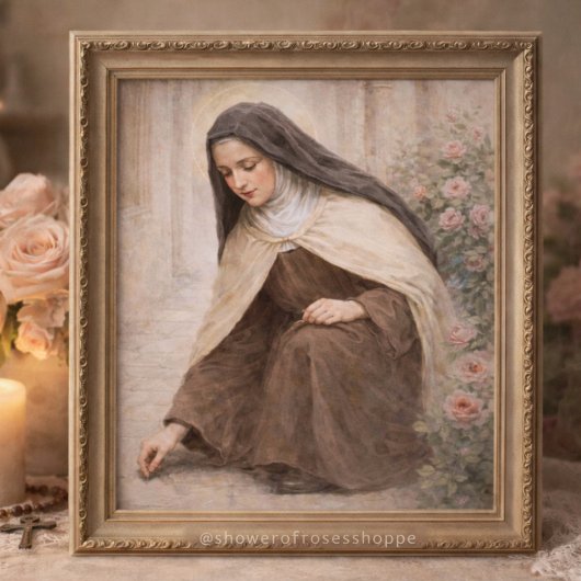 St. Therese of Lisieux "Little Way" フォトプリント