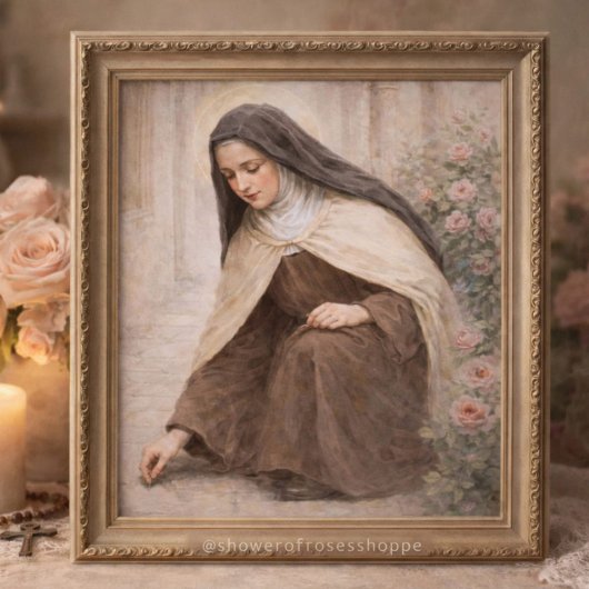 St. Therese of Lisieux "Little Way"  フォトプリント