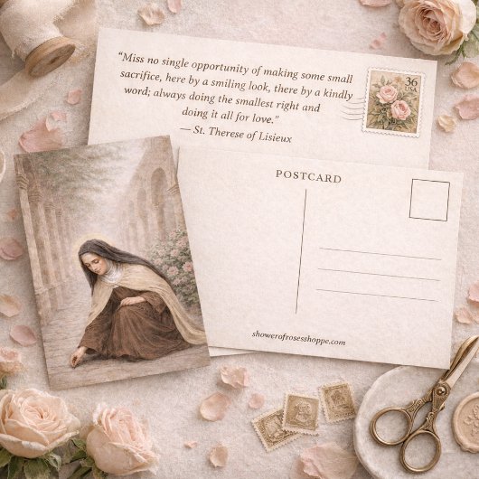 St. Therese of Lisieux "Little Way"  ポストカード