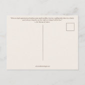 St. Therese of Lisieux "Little Way"  ポストカード (裏面)