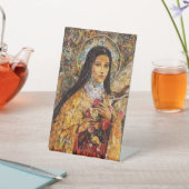St. Therese of Lisieux O Pedestal Sign 台座サイン (インサイチュ)