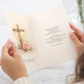 St. Thérèse of Lisieux Roses Scripture  カード