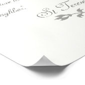 St Therese on Love ポスター (角)