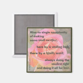 St. Therese Quote Magnet マグネット (正面/裏面)