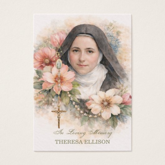 St. Therese Rosary Floral Funeral Prayer Memorial  (正面)