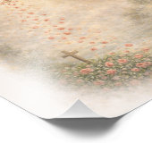 St. Thérèse Showering Roses Devotional Art Print フォトプリント (角)