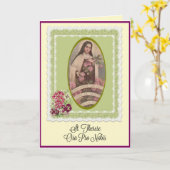 St.Therese the Little Flower Prayer カード (黄色い花)