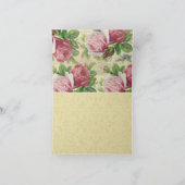 St. Therese the Little Flower w w/pink roses カード (内部)