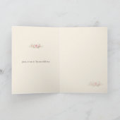 St Therese Trust in Merciful Love Catholic  カード (内部)