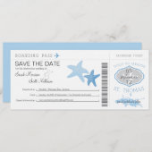 St. Thomasへの搭乗券を保存 セーブザデート (正面/裏面)