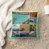 St. Thomas – 風光明媚な写真コラージュ6115 クッション (ブランケット)
