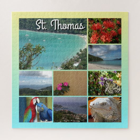 St. Thomas – 風光明媚な写真コラージュ6115 ジグソーパズル (縦)
