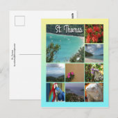 St. Thomas – 風光明媚な写真コラージュ6115 ポストカード (正面/裏面)