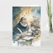 St. Thomas Aquinas with Quill カード (正面)