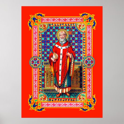 St. Thomas Becket in Red Chasuble (K 34)ポスター ポスター (正面)