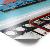 St. Thomas, Cruise Ship in Background, Home Decor フォトプリント (角)