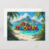 St thomas dream ポストカード (正面/裏面)