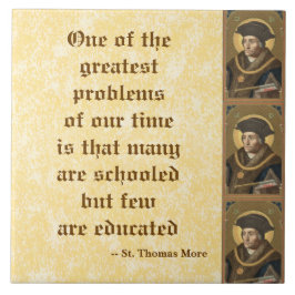 St. Thomas More (SAU 026) 有名な教育の名言 タイル