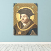 St. Thomas More (SAU 026) 18"x24" キャンバスプリント (インサイチュ (ウッドフロア))