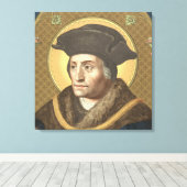 St. Thomas More (SAU 026) 24"x24" キャンバスプリント (インサイチュ (ウッドフロア))