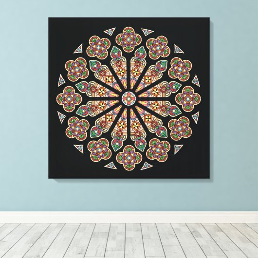 St. Thomas Window canvas 24x24" キャンバスプリント (インサイチュ (ウッドフロア))