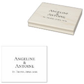 St. Tropez Destination Wedding  ラバースタンプ (押印)