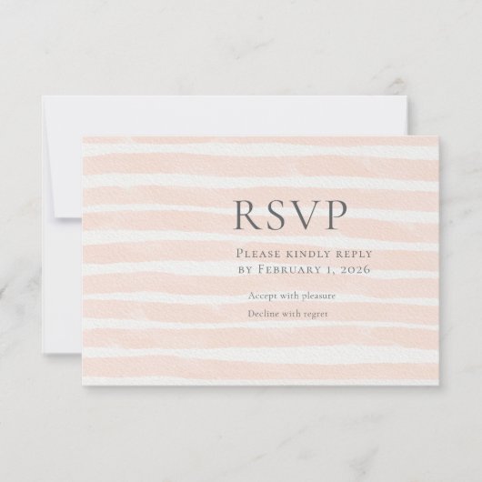 St. Tropez Destination Wedding 出欠カード (正面)