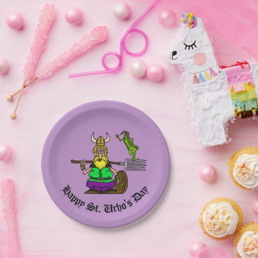 St. Urhoのバッタのピースサインの紙皿 ペーパープレート (パーティー)