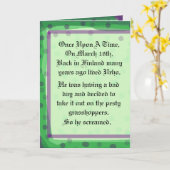 St. Urhoの物語の挨拶状は それをカスタマイズか。 カード (黄色い花)