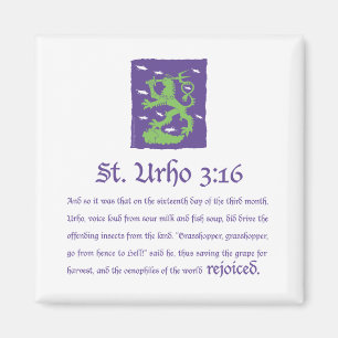 St. Urhoの3:16 -磁石 マグネット